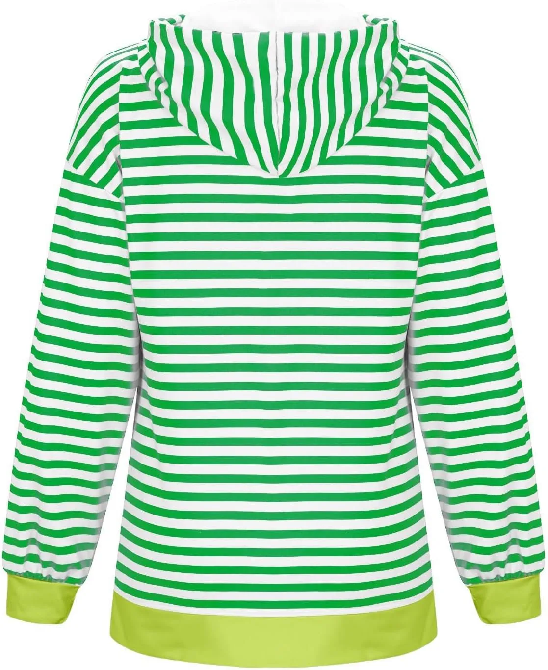 Womens Striped Hoodies Casual Long Sleeve Full Zip Up Hooded Sweatshirt Color Block Fall Fashion Lightweight Jackets