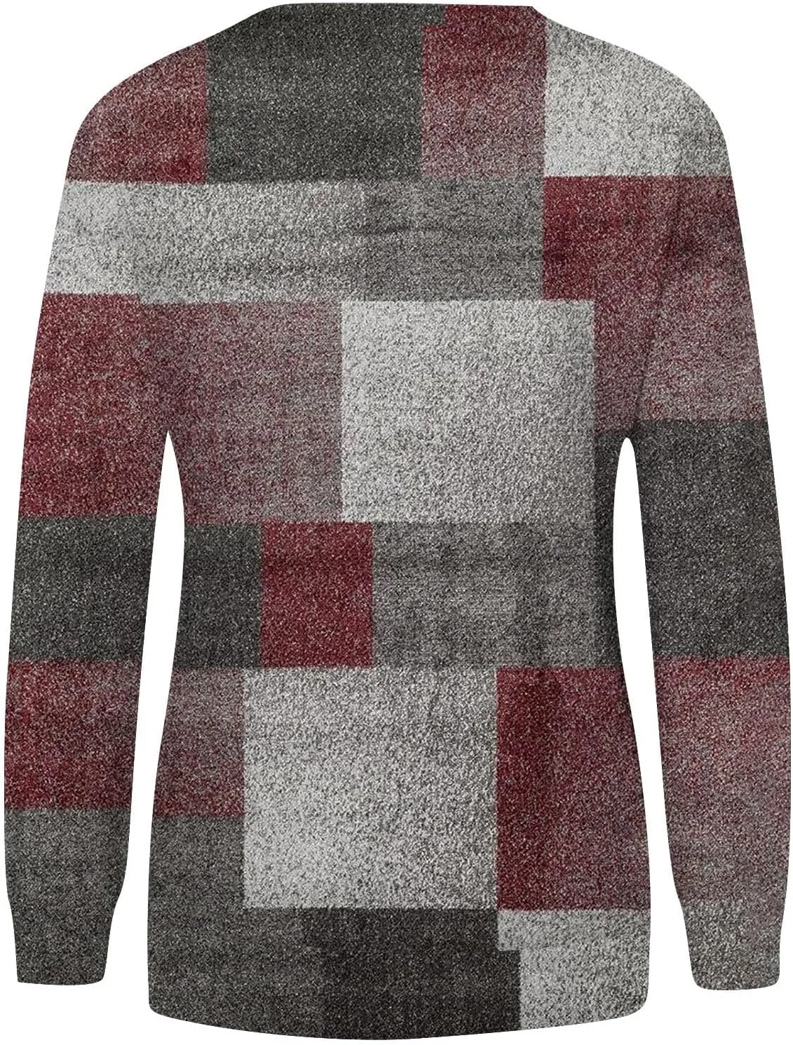 Womens Tops Casual Crew Neck Sweatshirt Oversized Printed Long Sleeve Outfits Fall Winter Fashion Pullover Top