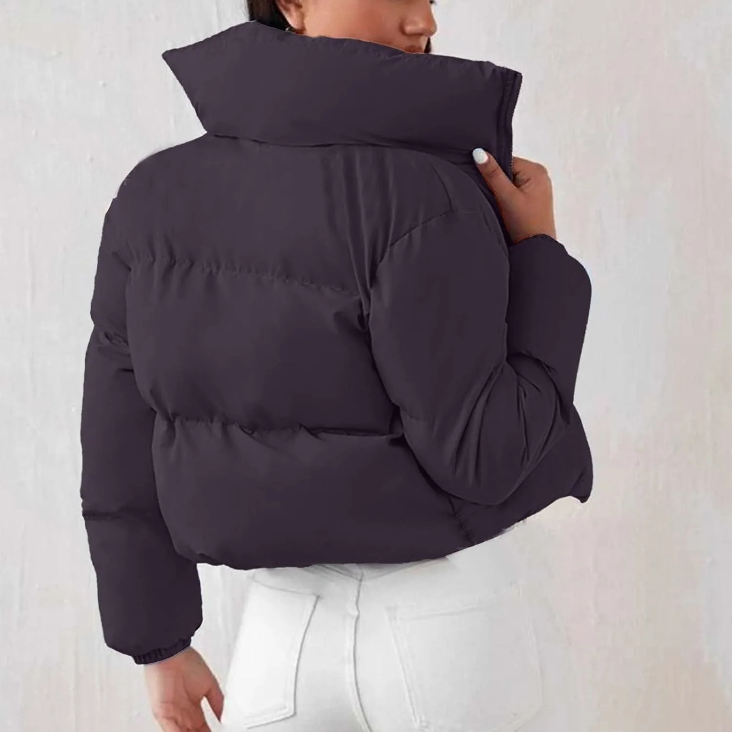 Womens Winter Jacket Womens Packable Down Jacket With Hood Black Puffer Jacket Women Parkas For Women