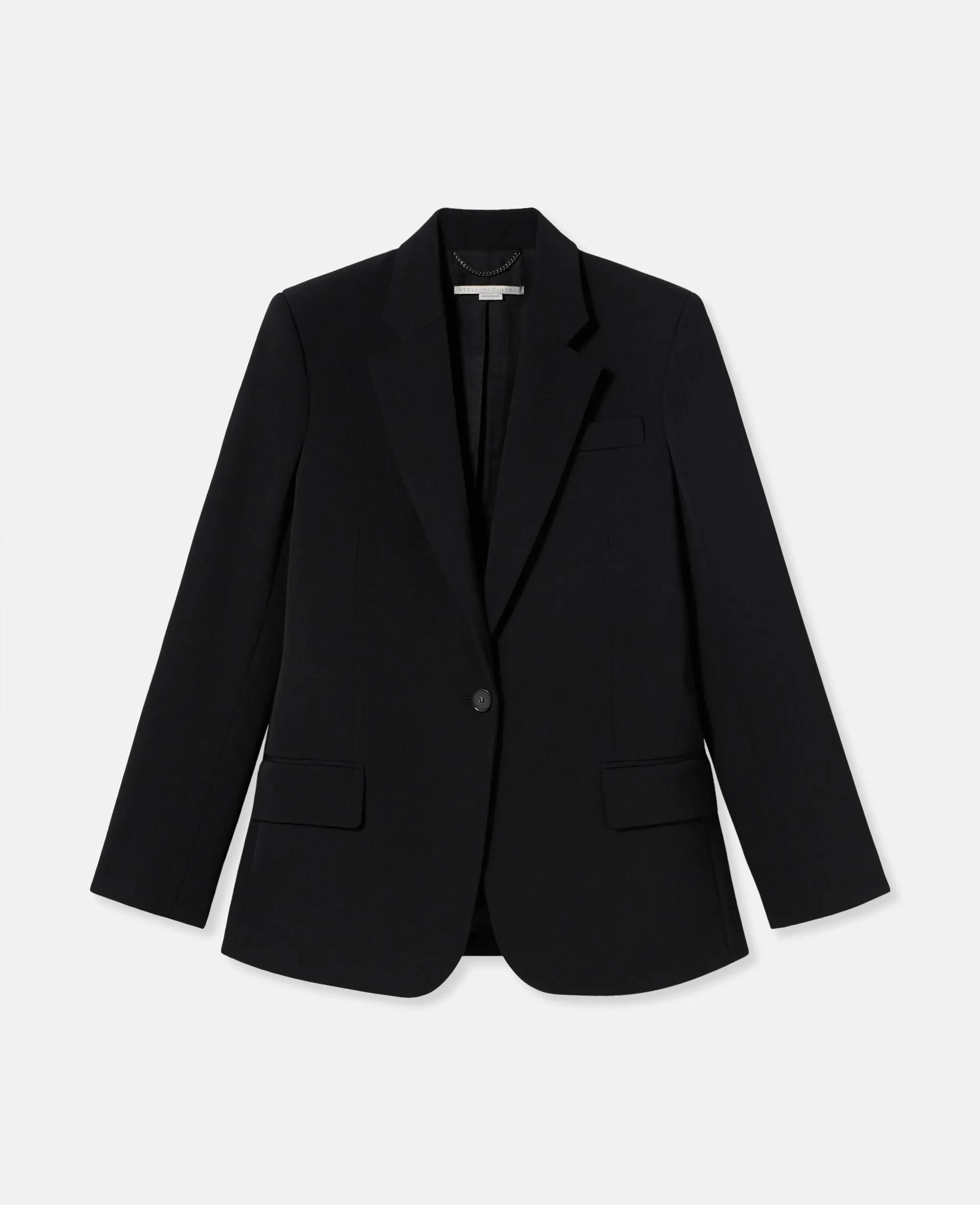 Wool Flannel Slim Fit Boyfriend Blazer