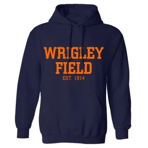 Wrigley Field Est. 1914 University of Illinois Navy Core Hooded Sweatshirt