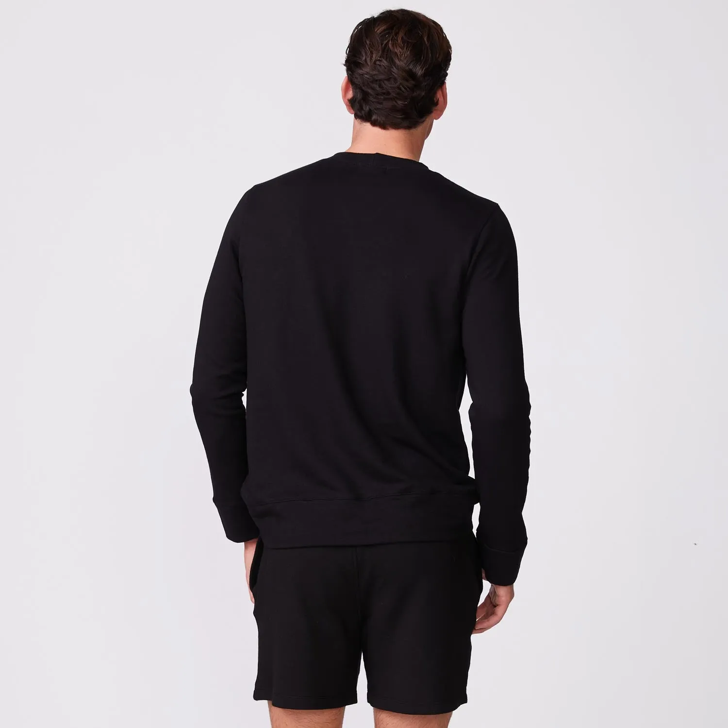 BoxySilhouette Supersoft Fleece Crew Neck Sweatshirt