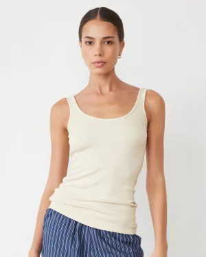 Supimaluxe Rib Scoop Neck Tank UVProtection Comfortable Design