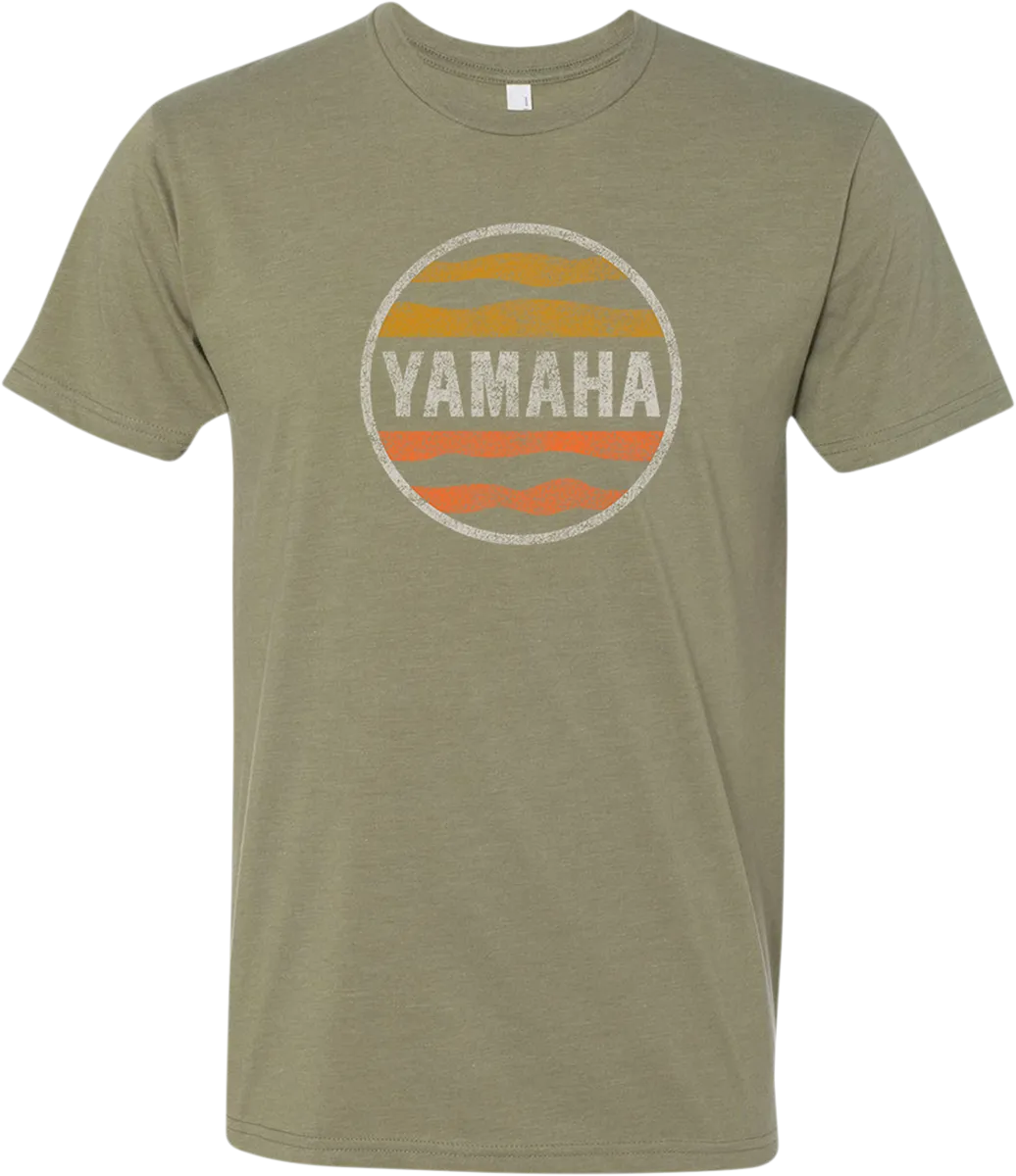 YAMAHA APPAREL Yamaha Sunset T-Shirt - Olive Green - Medium NP21S-M3128-M