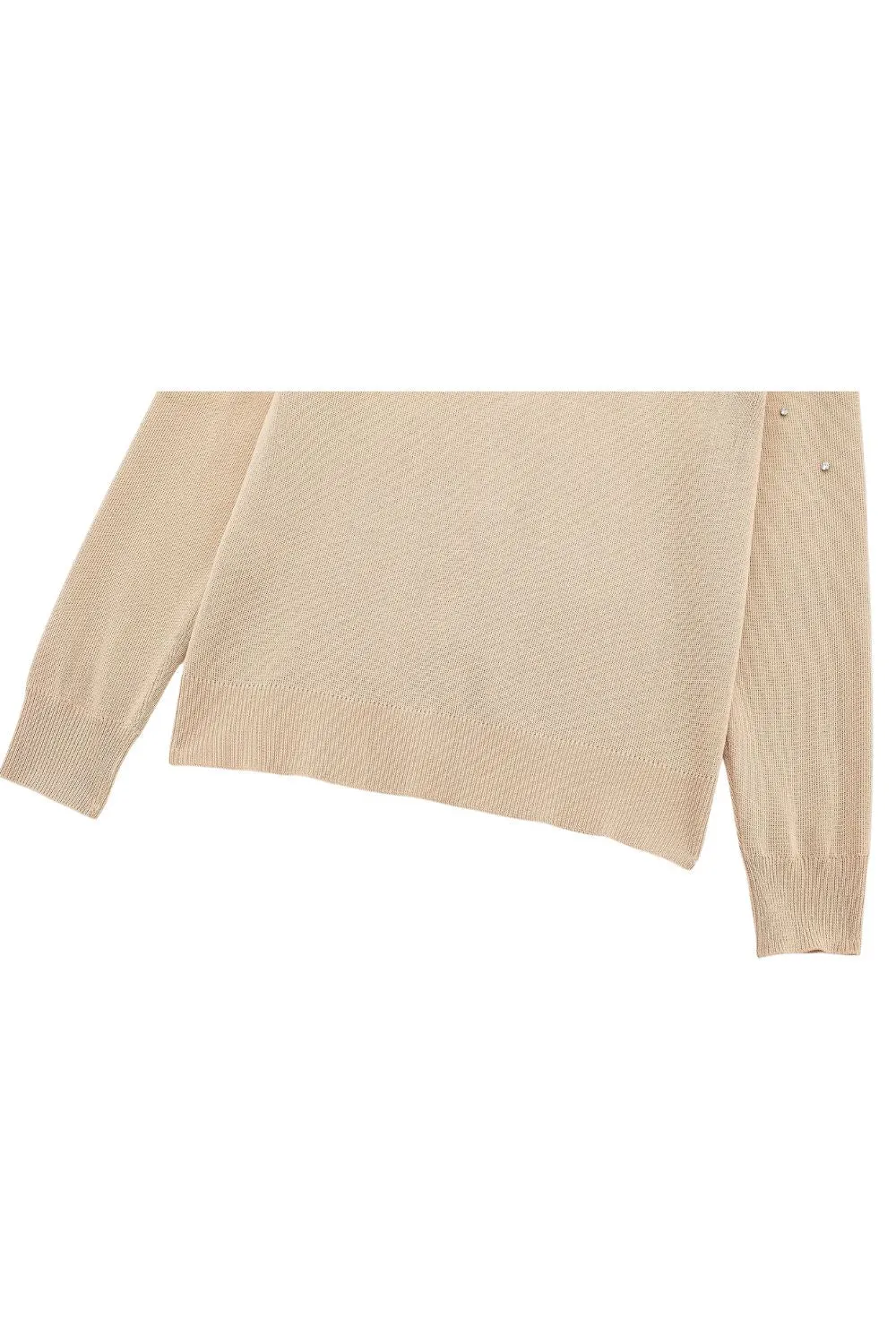 ‘Yuliya’ Elegant Diamante  Knit Long Sleeve Cardigan