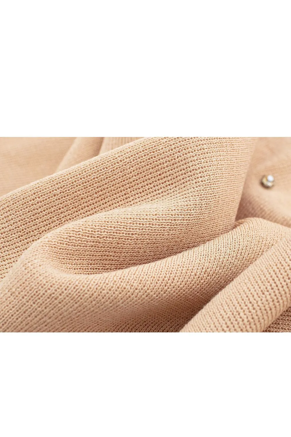 ‘Yuliya’ Elegant Diamante  Knit Long Sleeve Cardigan