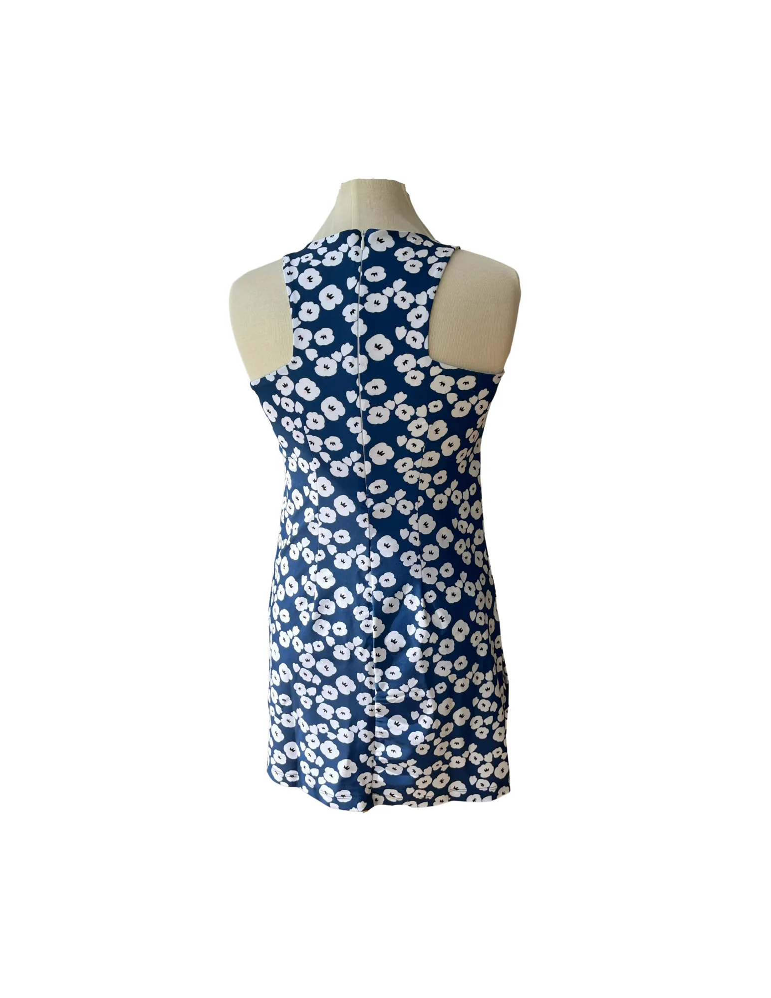 Chic Style Wear Summer Skort Dress Mini Pop Art Navy