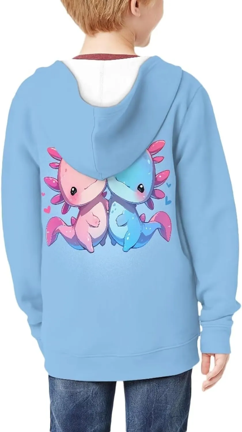 Zip Up Hoodies Kids Casual Hooded Sweatshirts Hoody With Pockets Zip Up Hoodies For Teen Girls Sweatshirts 6-16 Y