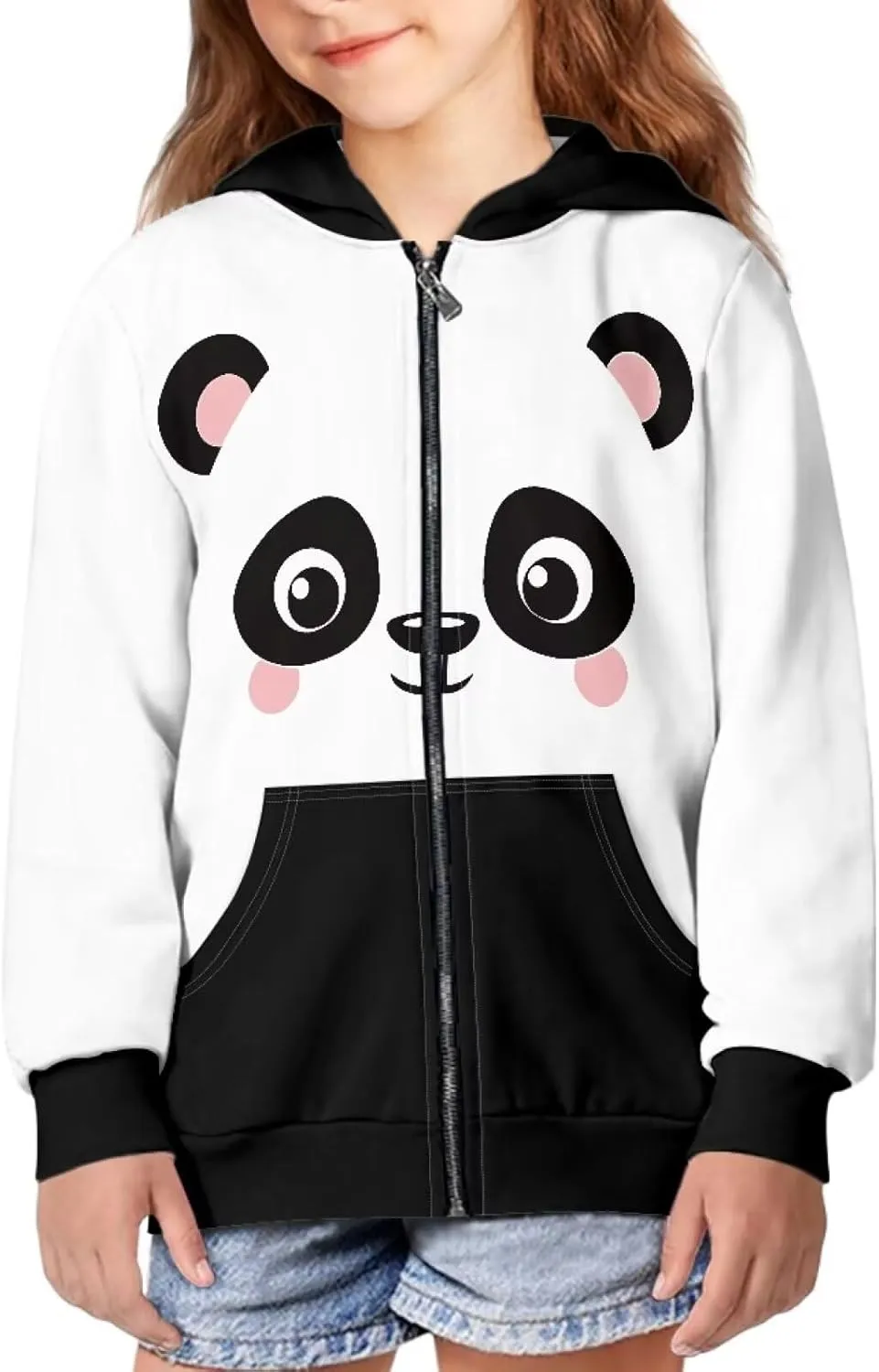 Zip Up Hoodies Kids Casual Hooded Sweatshirts Hoody With Pockets Zip Up Hoodies For Teen Girls Sweatshirts 6-16 Y