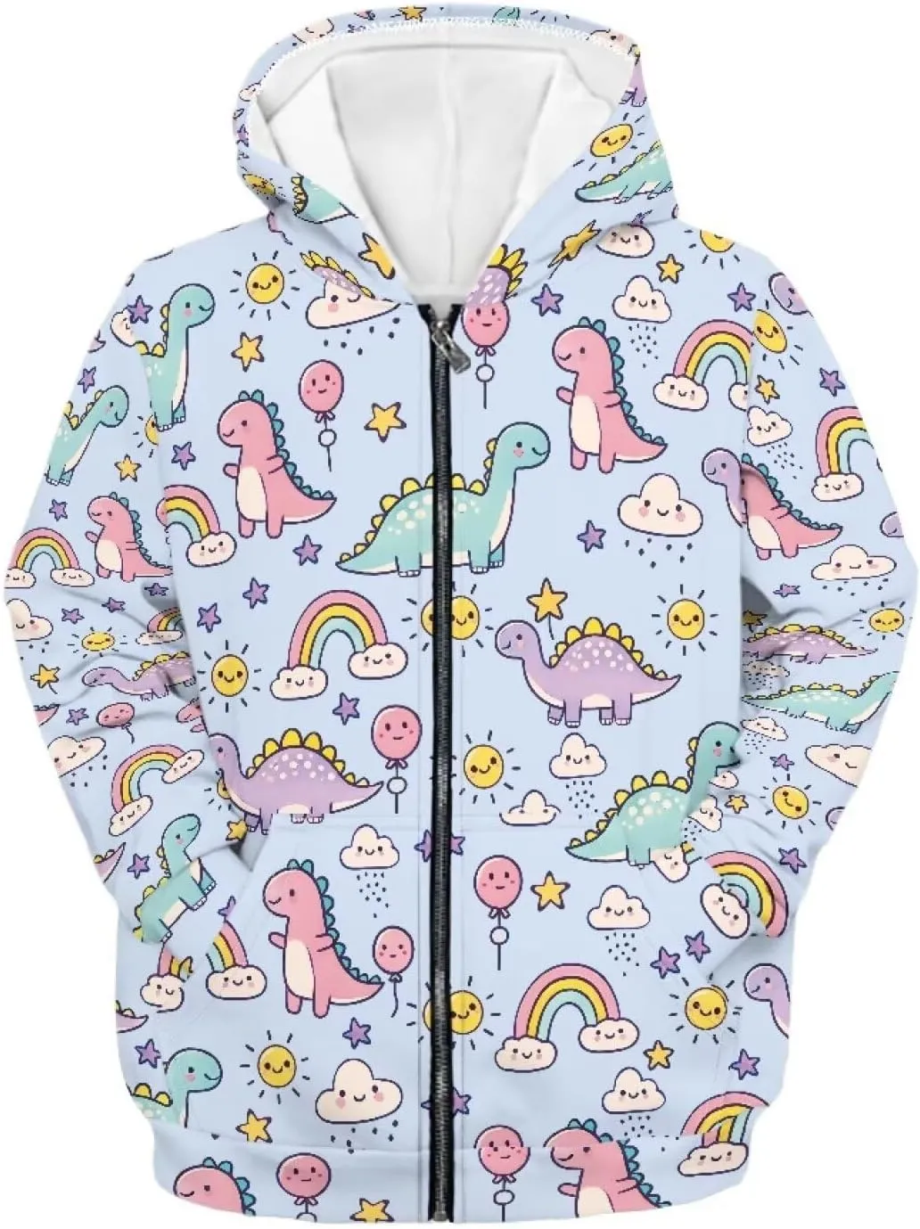 Zip Up Hoodies Kids Casual Hooded Sweatshirts Hoody With Pockets Zip Up Hoodies For Teen Girls Sweatshirts 6-16 Y