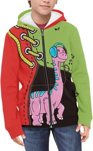 Zip Up Hoodies Kids Casual Hooded Sweatshirts Hoody With Pockets Zip Up Hoodies For Teen Girls Sweatshirts 6-16 Y