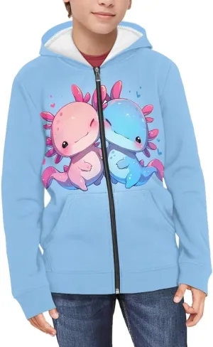 Zip Up Hoodies Kids Casual Hooded Sweatshirts Hoody With Pockets Zip Up Hoodies For Teen Girls Sweatshirts 6-16 Y