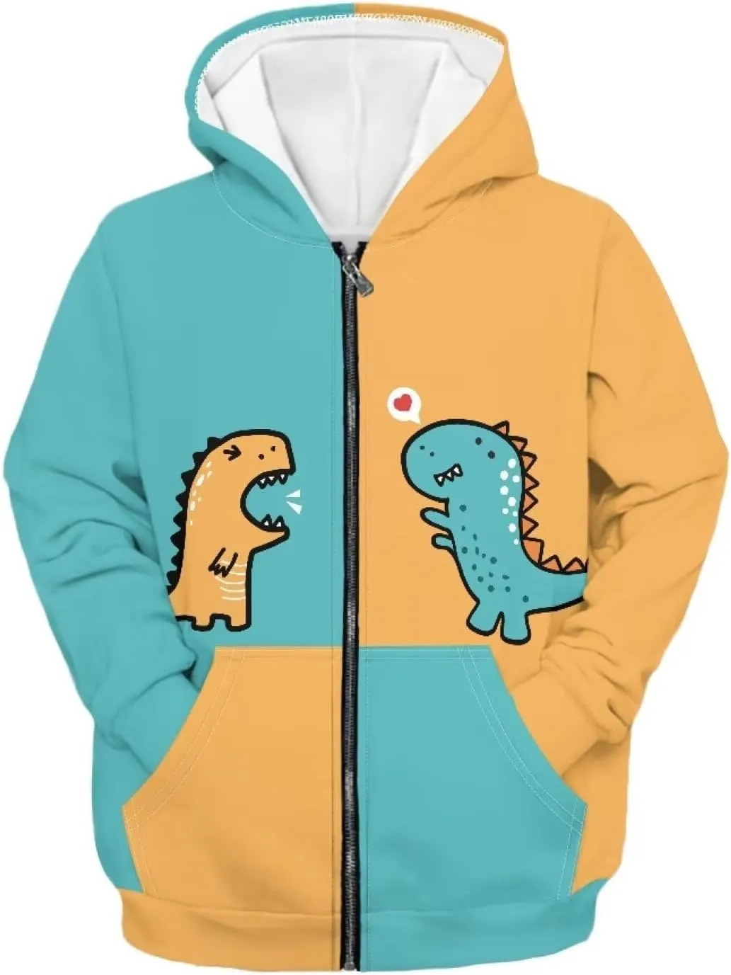 Zip Up Hoodies Kids Casual Hooded Sweatshirts Hoody With Pockets Zip Up Hoodies For Teen Girls Sweatshirts 6-16 Y