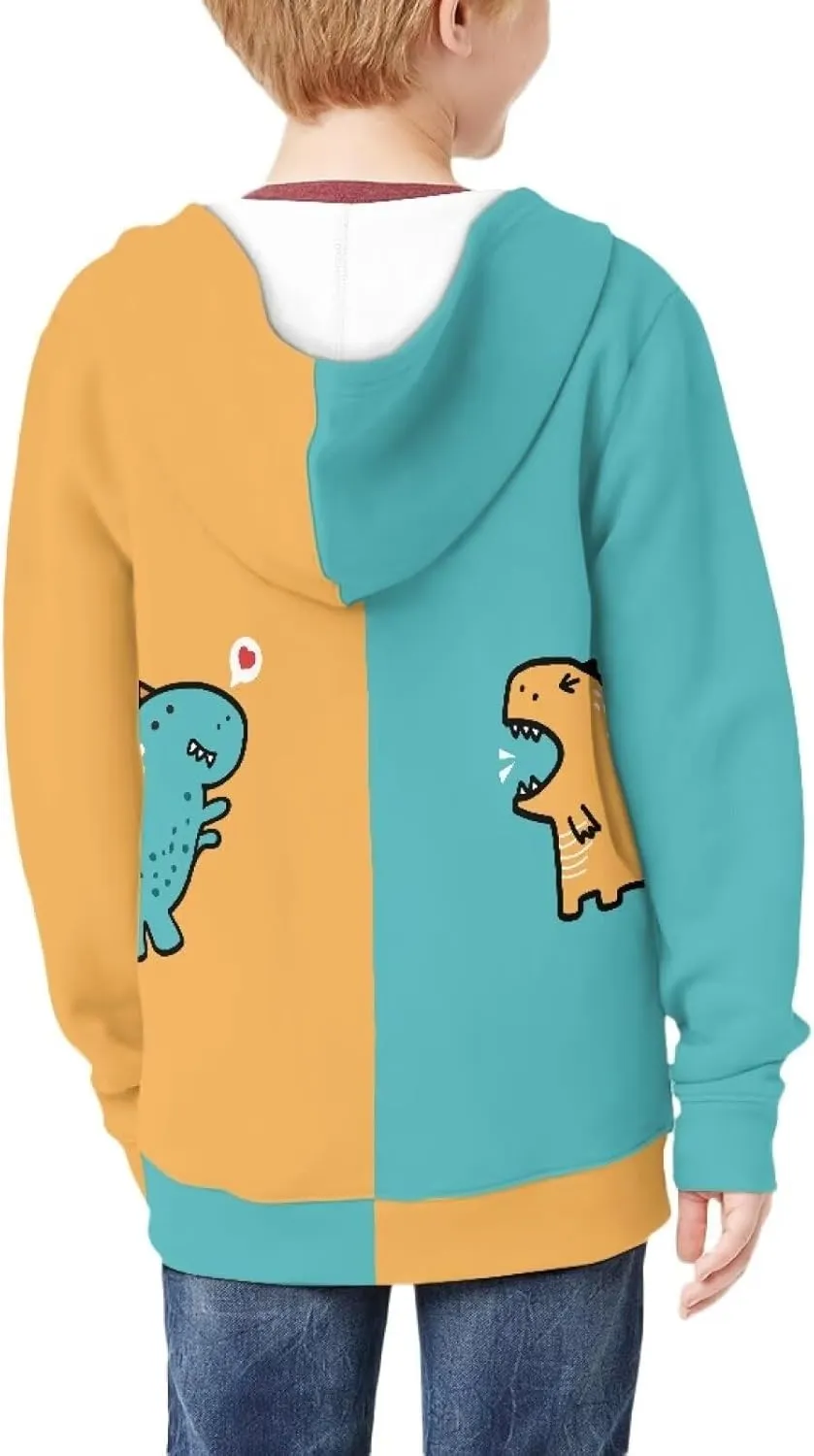 Zip Up Hoodies Kids Casual Hooded Sweatshirts Hoody With Pockets Zip Up Hoodies For Teen Girls Sweatshirts 6-16 Y