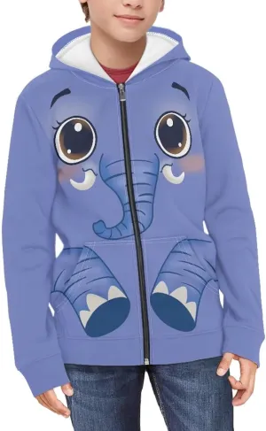 Zip Up Hoodies Kids Casual Hooded Sweatshirts Hoody With Pockets Zip Up Hoodies For Teen Girls Sweatshirts 6-16 Y