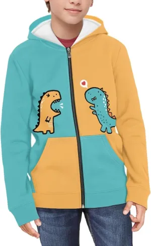 Zip Up Hoodies Kids Casual Hooded Sweatshirts Hoody With Pockets Zip Up Hoodies For Teen Girls Sweatshirts 6-16 Y