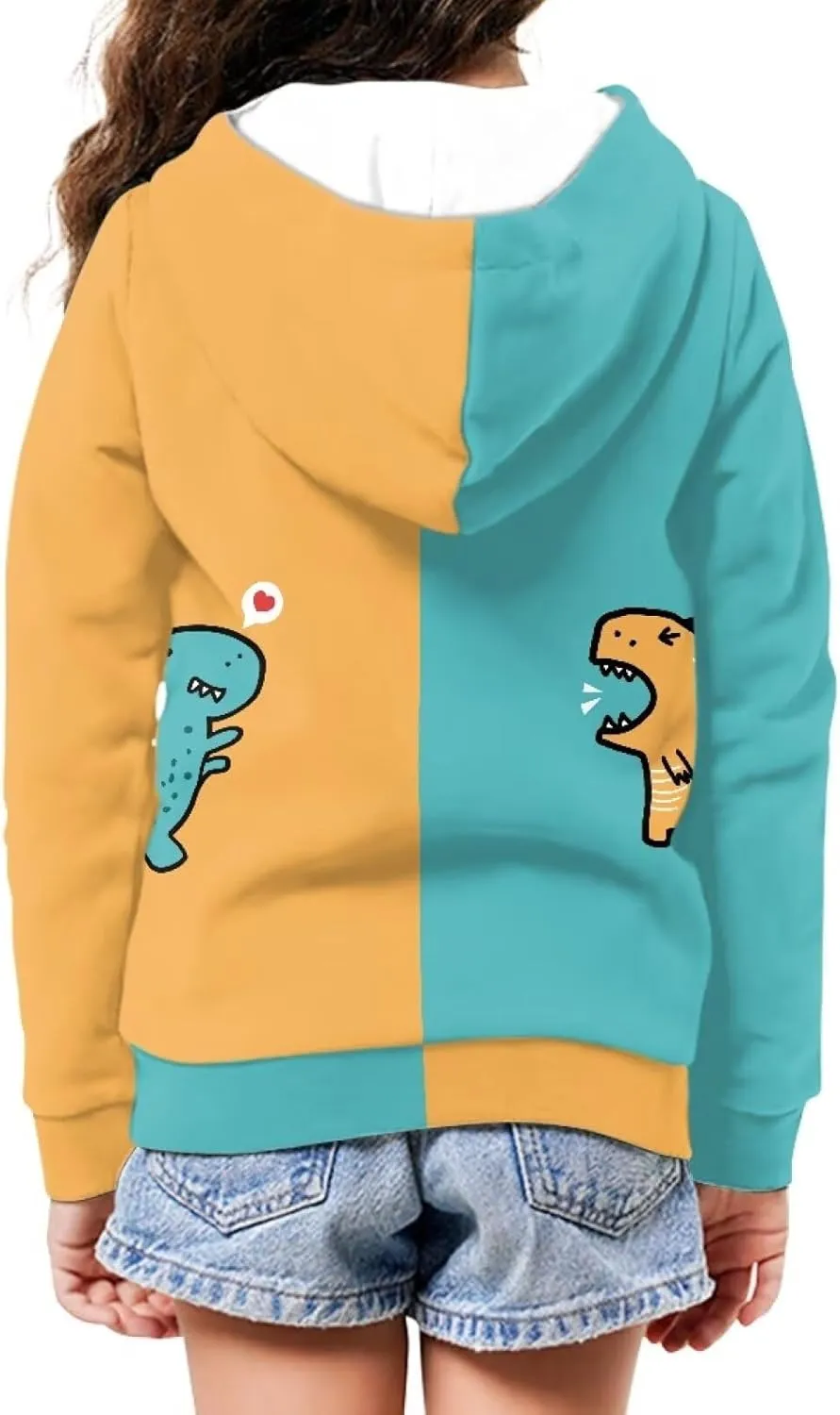 Zip Up Hoodies Kids Casual Hooded Sweatshirts Hoody With Pockets Zip Up Hoodies For Teen Girls Sweatshirts 6-16 Y