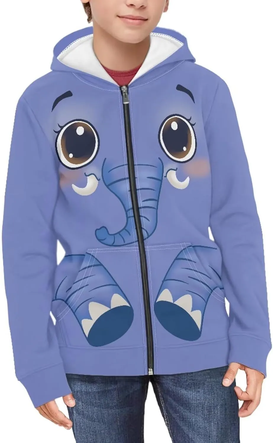 Zip Up Hoodies Kids Casual Hooded Sweatshirts Hoody With Pockets Zip Up Hoodies For Teen Girls Sweatshirts 6-16 Y